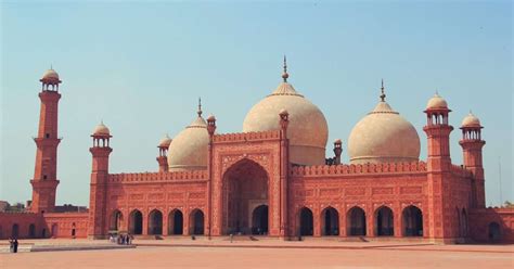 “The Mosque at Lahore”, an Opulent Tapestry Woven with Sacred Light!